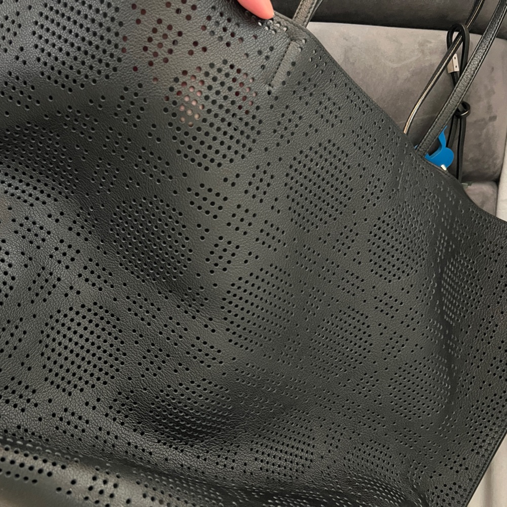 DIOR Perforated Cannage Large Shopping Tote - Picture 7 of 16